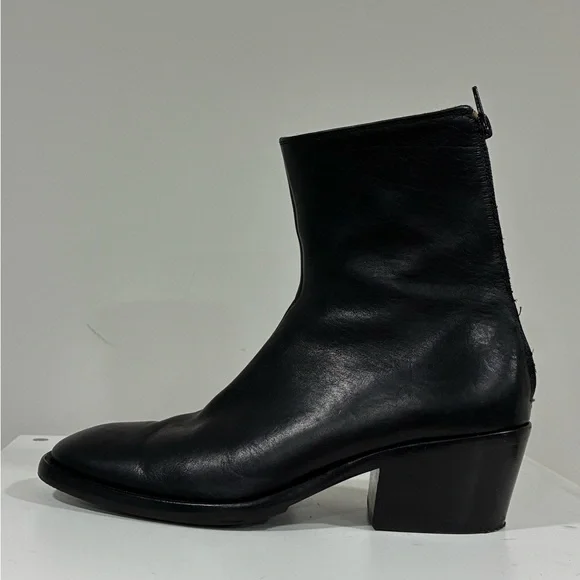 Acne Studios Square Toe Leather Boot Size US 8 EU 41 - Picture 5 of 15